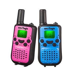 lot 4517 image: 2021 Upgraded Walkie Talkies for Kids 5 KM Kids Walkie Talkies for Boys Girls VOX Hands-Free Toy Walkie Talkies for Little Hands for Kids Set of 2