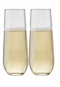 lot 4528 image: 48 piece Stemless Unbreakable Crystal Clear Plastic Wine Glasses Set of 48 (9 Ounces)