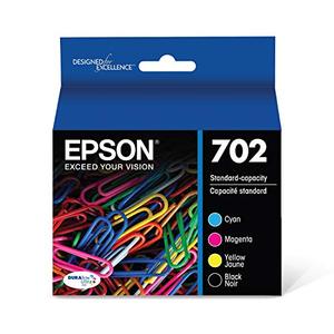 lot 4560 image: Epson T702120-BCS DURABrite Ultra Black and Color Combo Pack Standard Capacity Cartridge Ink