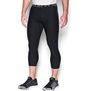 lot 4578 image: Under Armour Mens HeatGear Armour 2.0 34 Leggings , Black (001)Graphite , Medium
