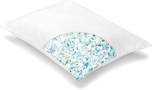lot 5427 image: Purelux Gel Memory Foam Shapeable Comfort Pillow Queen (One)
