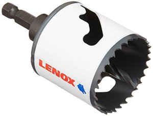 lot 5437 image: LENOX Tools Hole Saw with Arbor, Speed Slot, 2-Inch (1772779)
