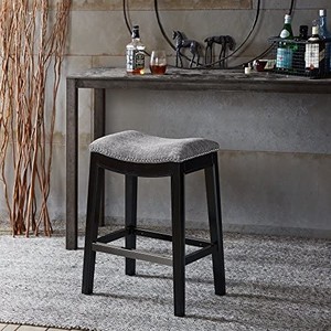 lot 5444 image: Madison Park Nomad 27-inch Counter Stool, Grey
