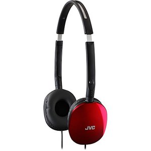 lot 6943 image: JVC HAS160R Flat Headphones - Red