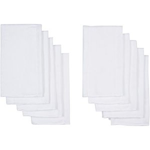 lot 6947 image: Gerber Birdseye 3-Ply Prefold Cloth Diapers, White, 10 Count