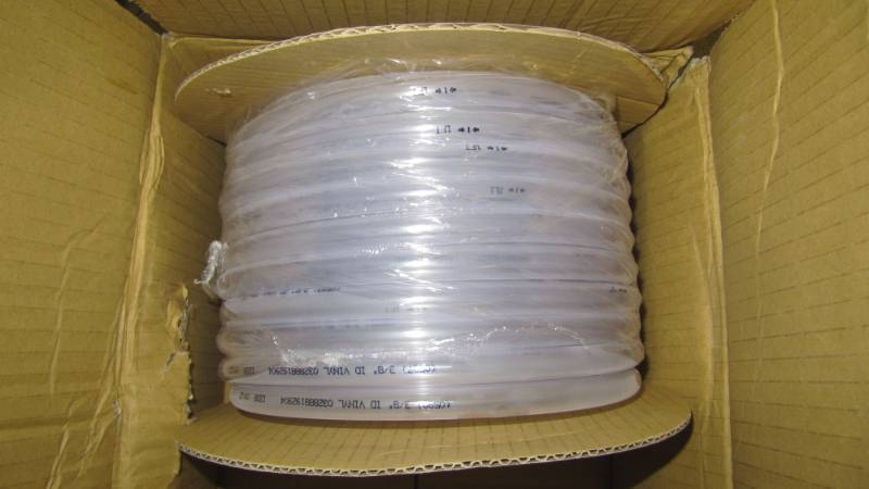 lot 1509 image: NEW  100 Foot Vinyl Tubing 12 OD x 38 ID