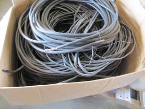 lot 5028 image: BIG   BOX 24L X 15W X 14T     OF ELECTRICAL WIRE