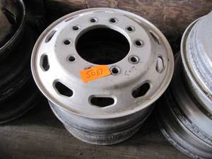 lot 5017 image: Lot of 2 X22.5 Alum Wheels -Just need polished