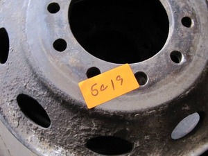 lot 5019 image: Lot of 2 X24.5 Alum Wheels -Just need polished