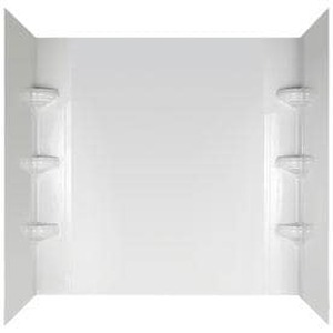 lot 1065 image: Peerless Avondale High Gloss White High-Impact Polystyrene Bathtub Wall Surround  SEE DESCRIPTION 