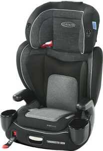 lot 1088 image: Graco - TurboBooster Grow Highback Booster with RightGuide Seat Belt Trainer - West Point