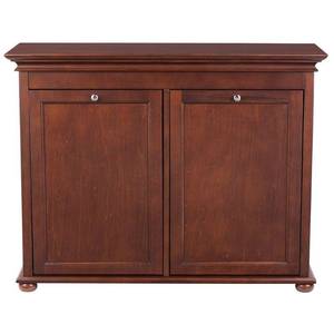 lot 1571 image: Hampton Harbor 35 in. Double Tilt-Out Hamper in Sequoia