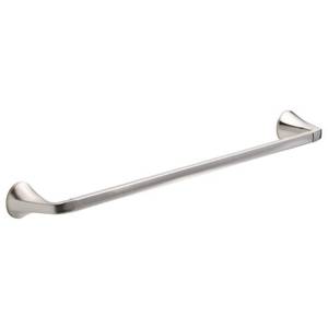 lot 1605 image: Delta Tolva 24 in. Towel Bar in SpotShield Brushed Nickel