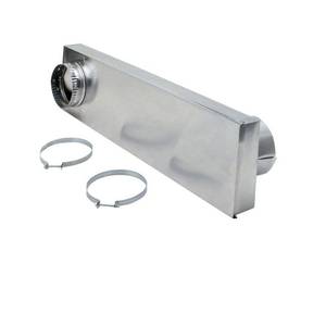 lot 1619 image: Smart Choice - 0 to 18 Periscope Dryer Vent Required for Hook-Up - Silver