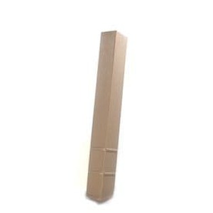 lot 1637 image: Post Protector (Actual 5.75-in x 5.75-in x 42-in) Decay Protection Tan Wood Grain HDPE Post Sleeve