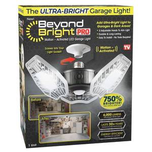 lot 1687 image: 6034233 Motion Activated LED Garage Light