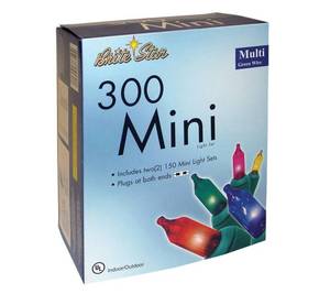 lot 1704 image: box. Brite Star 300L (2 X 150L) STRING TO STRING LIGHT SET, MULTI