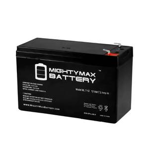 lot 1706 image: MIGHTY MAX BATTERY 12-Volt 7 Ah Sealed Lead Acid (SLA) Rechargeable Battery