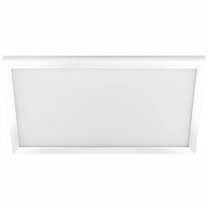 lot 1708 image: Commercial Electric 1 ft. x 2 ft. 23-Watt Dimmable White Integrated LED Edge-Lit Flat Panel Flush Mount Light with Color Changing CCT