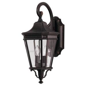 lot 1741 image: Murray Feiss OL5401 Traditional 2 Light Outdoor Wall Lantern from the Cotswold L