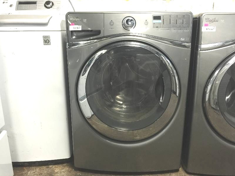 lot 7259 image: Whirlpool DUET 4.3 cu. ft. Front-Load Washer w Precision Dispense Ultra - Chrome Shadow