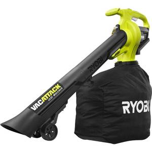lot 2876 image: RYOBI 40-Volt Lithium-Ion Cordless Battery Leaf VacuumMulcher (Tool Only)