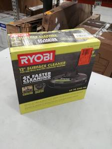 lot 2878 image: RYOBI 12 in. 2,300 PSI Electric Pressure Washers Surface Cleaner USED