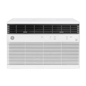 lot 2920 image: GE 10,000 BTU 115-Volt Smart Window Air Conditioner with WiFi and Remote in White, ENERGY STAR