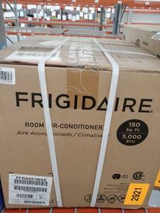 lot 2921 image: Frigidaire 150 sq ft Window-Mounted Mini-Compact Air Conditioner - White
