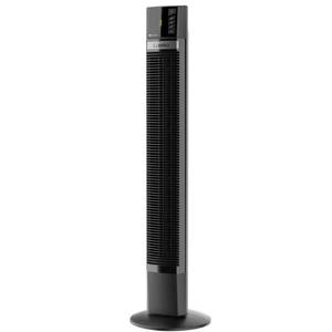 lot 2922 image: Lasko Xtra Air 48 in. Oscillating Tower Fan with Nighttime Setting and Remote Control, Black
