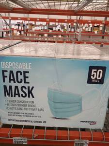 lot 2930 image: Box of disposable face masks