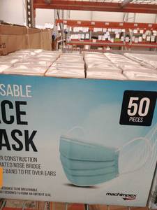 lot 2933 image: Box of disposable face masks