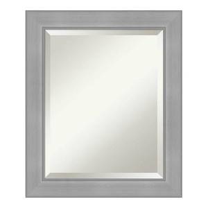 lot 4551 image: Vista Brushed Nickel Bathroom Vanity Wall Mirror- Retail$81.99