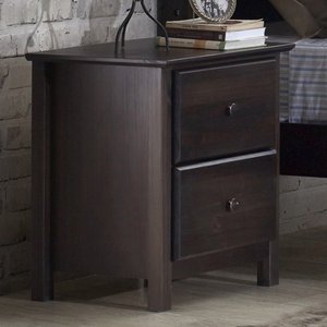 lot 4554 image: Grain Wood Furniture Shaker 2 Drawer Nightstand