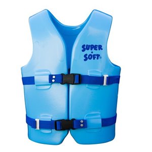 lot 4580 image: TRC Recreation Kids Super Soft USCG Vest M - Marina Blue
