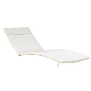 lot 4588 image: Salem Outdoor Chaise Lounge Cushion (Set of 2) by Christopher Knight Home- Retail$171.99