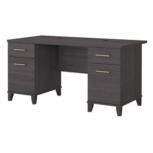 lot 4628 image: Copper Grove Shumen 60-inch Office Desk in Ash Gray- Retail$474.49 (Box 1 of 2)&nbsp