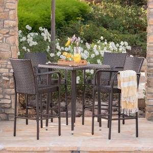 lot 4641 image: Colbin Wicker Outdoor Table by Christopher Knight Home