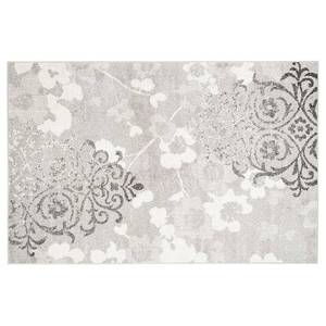 lot 4643 image: Safavieh Adirondack Silver and Ivory 8 x 10 Area Rug