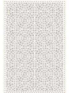 lot 4585 image: American Art Decor Decorative Vinyl Floor Mat Mosaic Tile - 2 x 5