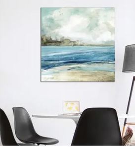 lot 4589 image: iCanvas Soft Surf II by Carol Robinson Canvas Print- Retail$275.99