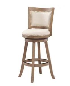 lot 4639 image: The Gray Barn Parker 29-inch Swivel Bar Stool- Retail$129.99