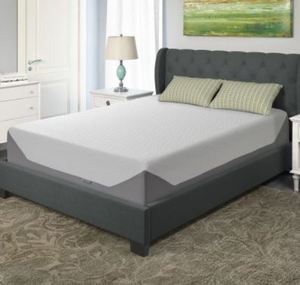 lot 4663 image: Sleep Collection 14-inch Queen Size Medium Memory Foam Mattress-Retail$986.49&nbsp
