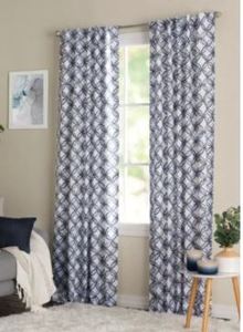 lot 4669 image: Miller Curtains Maynard Back Tab Blackout Panel Pair 42x63