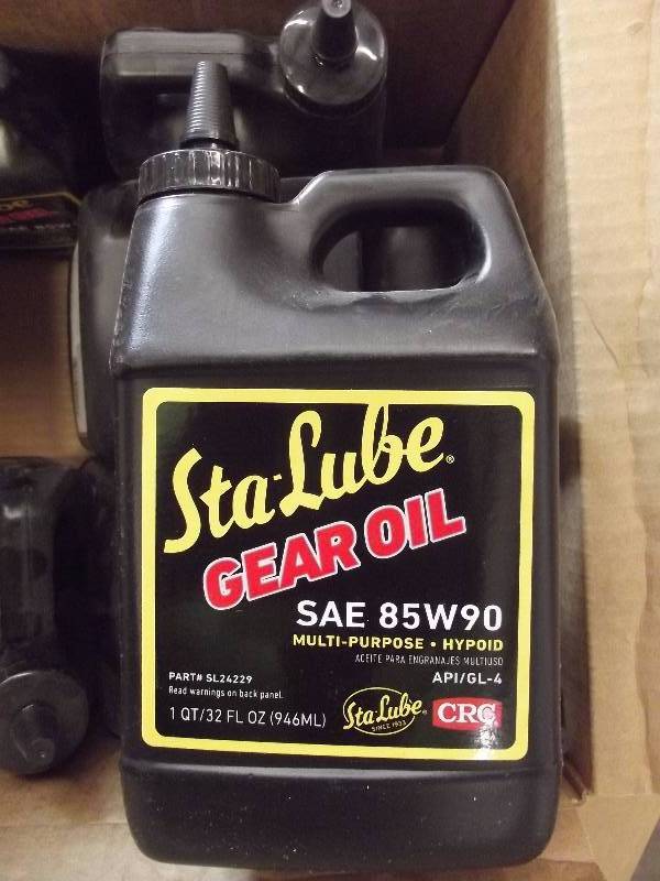 Sta Lube Gear Oil ALS Auction Commercial ♦ Industrial ♦ Forklift ♦