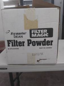 lot 7011 image: Fry Master Dean Filter Magic Filter Powder Unknown Quanity