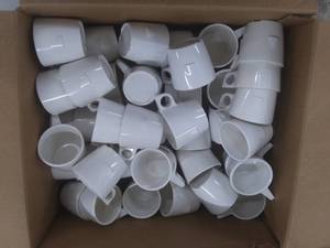 lot 7013 image: Box Of Plastic Coffee Cups