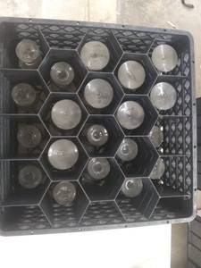 lot 7014 image: Dish Rack Full Of Assorted Glassware