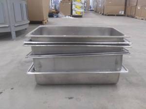 lot 7046 image: 6 4 Chaffing Dish Water Pans