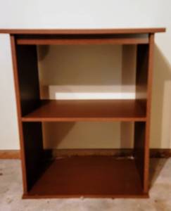 lot 5246 image: Bookshelf Cabinet - Faux Wood